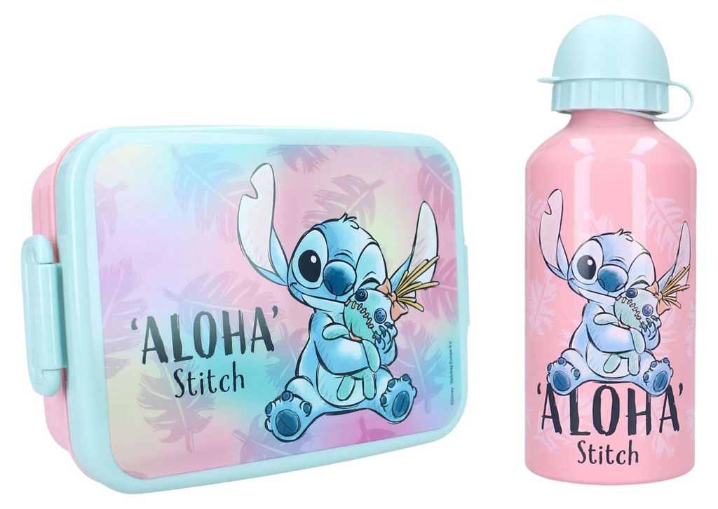 Ensemble repas Lilo & Stitch : boîte à lunch et gourde Image du produit 