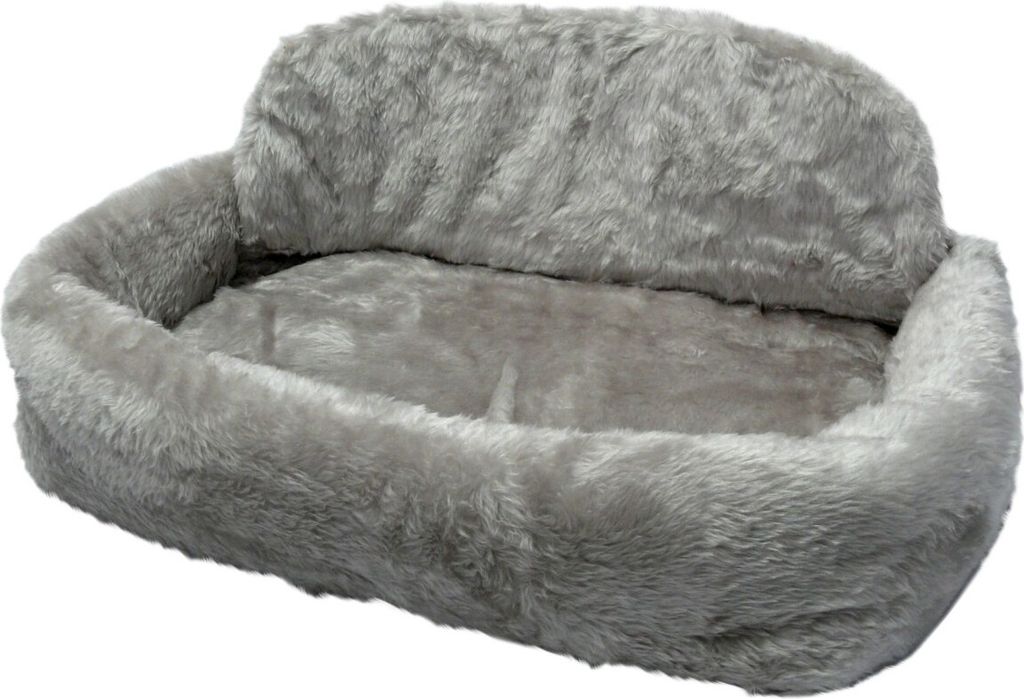 Silvio Design Hunde Tiersofa de Luxe mit Kissen Gr. 2 grau