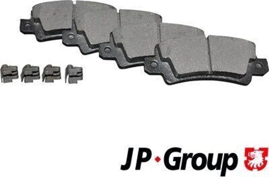 JP GROUP Bremsbeläge Satz Hinten für TOYOTA COROLLA (ZZE12, NDE12, ZDE12) 4863701310