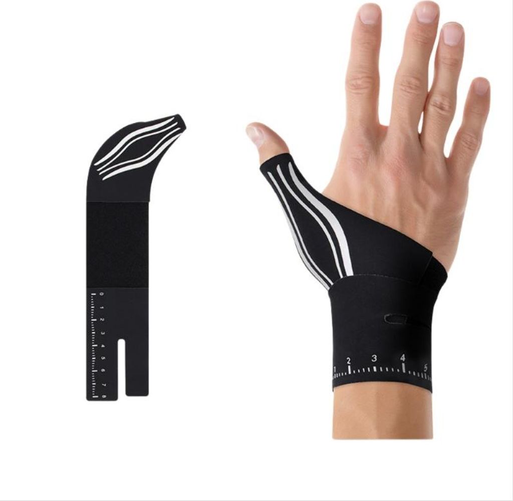 INF Unisex ľahká dlaňová ortéza na zápästie s palcom čierna Obrázok produktu 