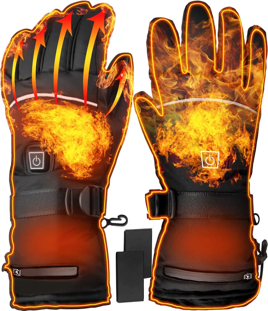 Guanti Riscaldati Batteria Ricaricabile Uomo Donna - Sci e Trekking
