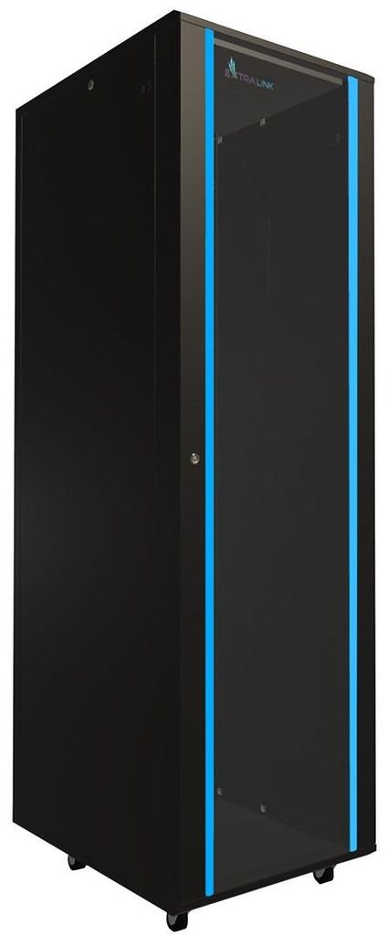 Extralink, armario rack de 42U, dimensiones 600x800, color Imagen del producto 