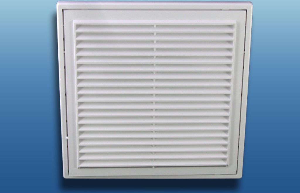 Kratka wentylacyjna MV z kołnierzem Rozmiar: Ø150 250x250mm Zdjęcie produktu 