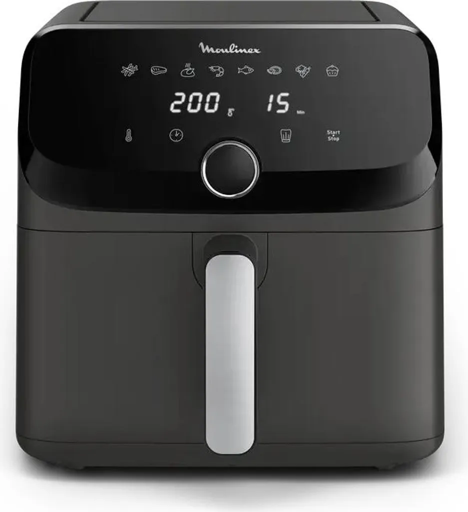 Moulinex Easy Fry Mega 7.5L EZ855HF0: Friggitrice ad Aria XXL Coal Grey