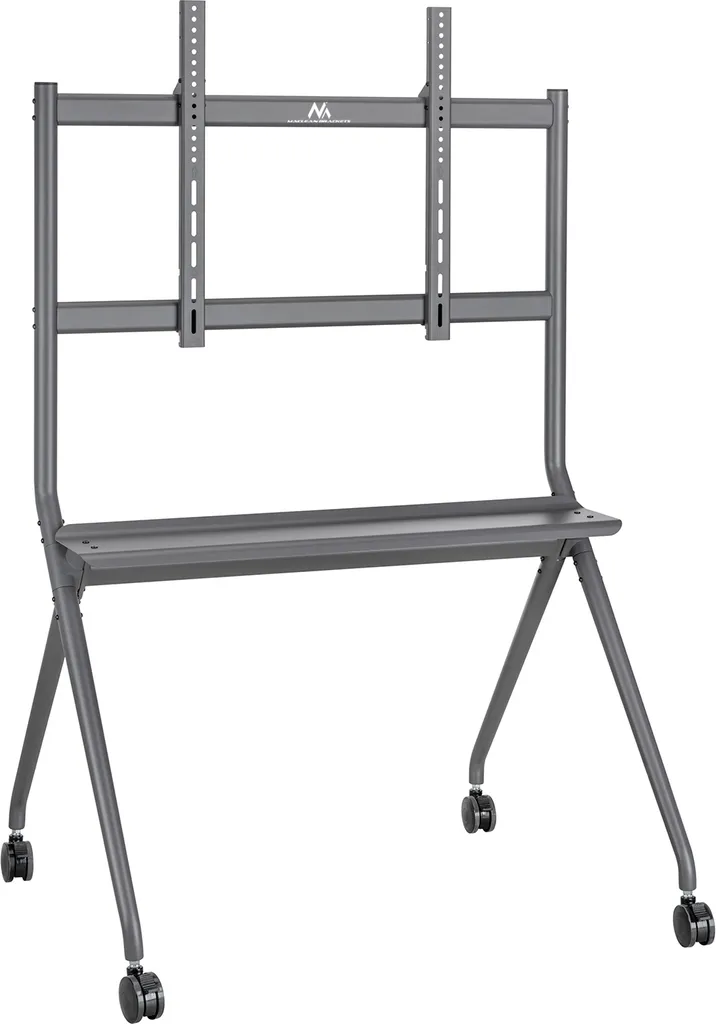 Meuble TV sur roulettes et chariot mobile robuste pour écran plat 120kg