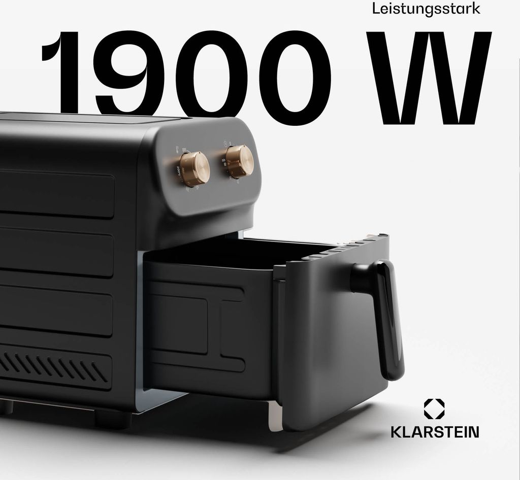 Klarstein AeroCrisp 9 Heißluftfritteuse – 9 L, Produktbild 3
