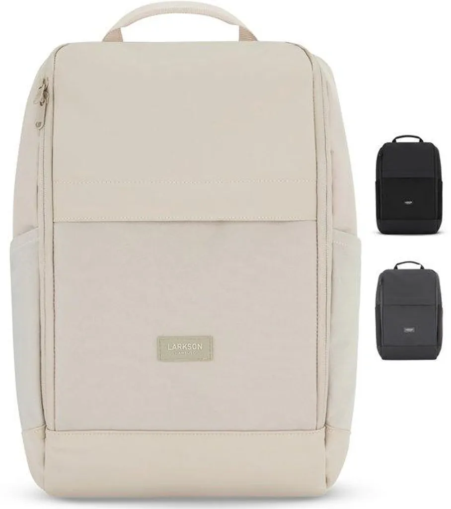 Housse de transport 16 pouces beige avec bandoulière pour PC et Mac