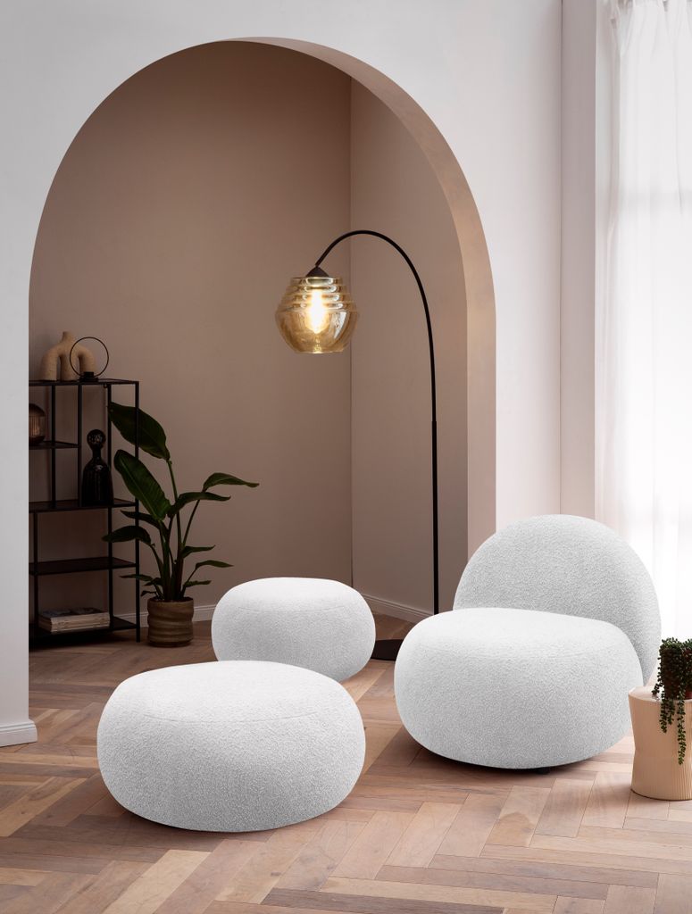 DOMO Collection Sessel 700 016, Polstersessel, rund, Produktbild 