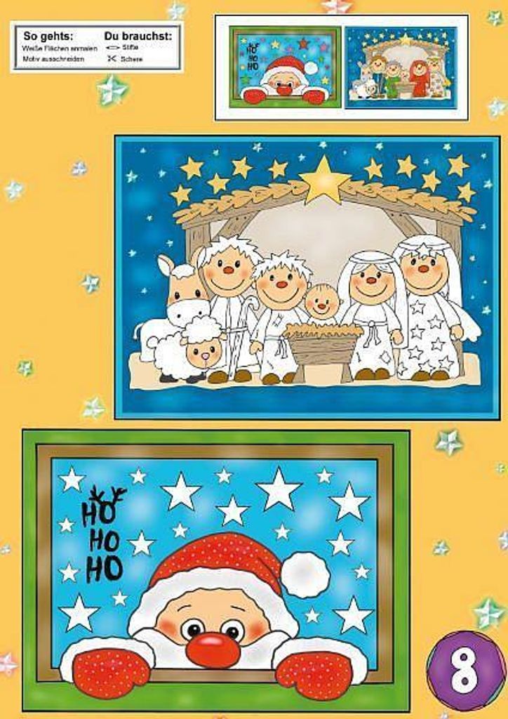 Das Ausschneide-Bastelbuch Adventskalender