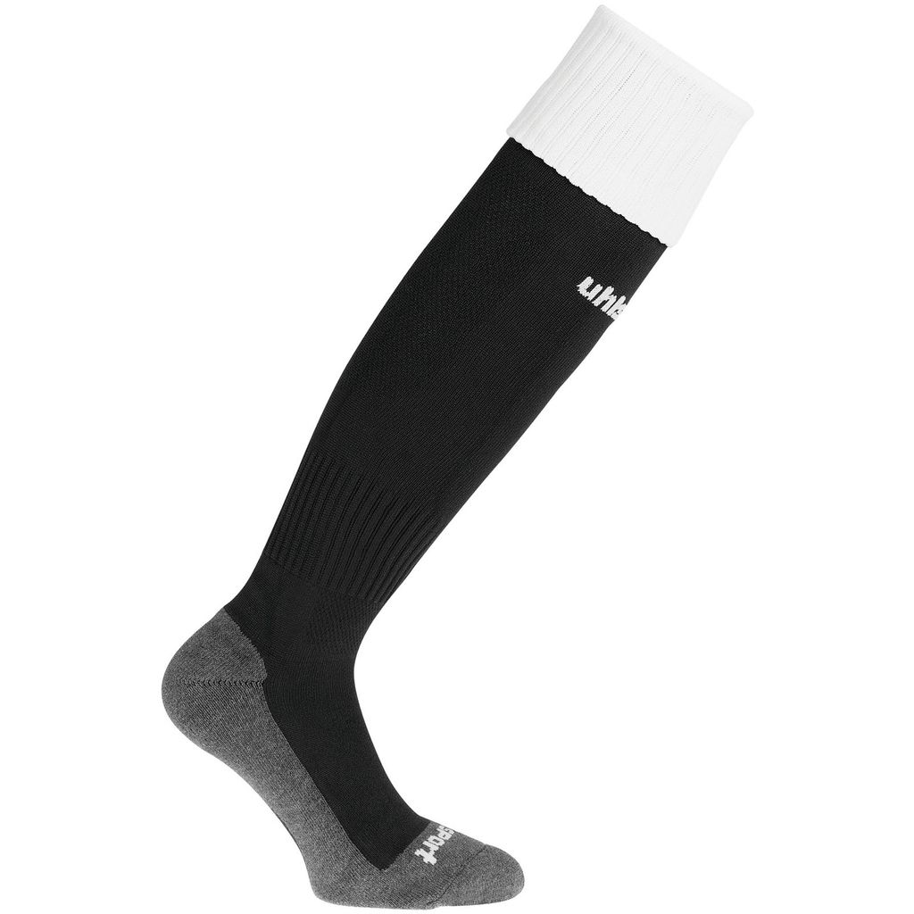 Uhlsport Club Stutzenstrumpf - Schwarz / Weiß