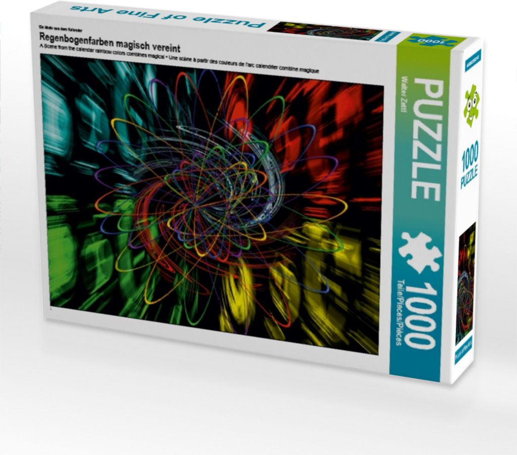 Calvendo Ein Motiv aus dem Kalender Regenbogenfarben magisch vereint 1000 Teile Puzzle hoch 480x640mm, Zettl Walter; 7336370