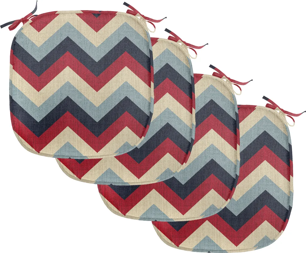 Cuscini Sedie Cucina Impermeabili Blu Navy - Set 4 Pezzi 40x40 cm