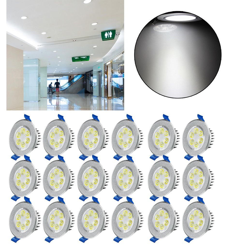 VA-Cerulean, vstavané LED svietidlo, 20 x 3W, 230V, Obrázok produktu 