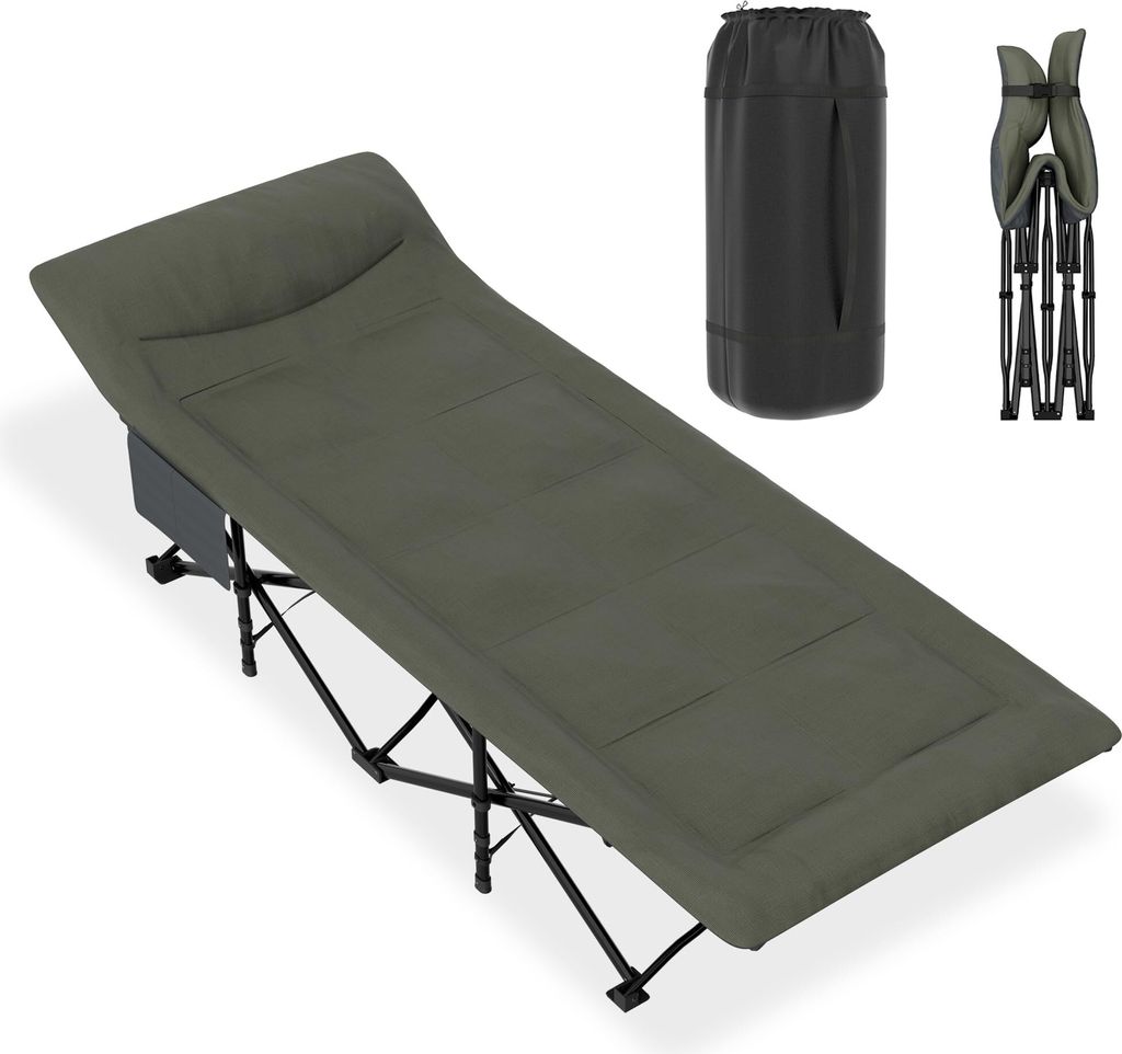 JOIEYOU Feldbett Klappbar 185x75 cm Klappbett Campingbett Produktbild 