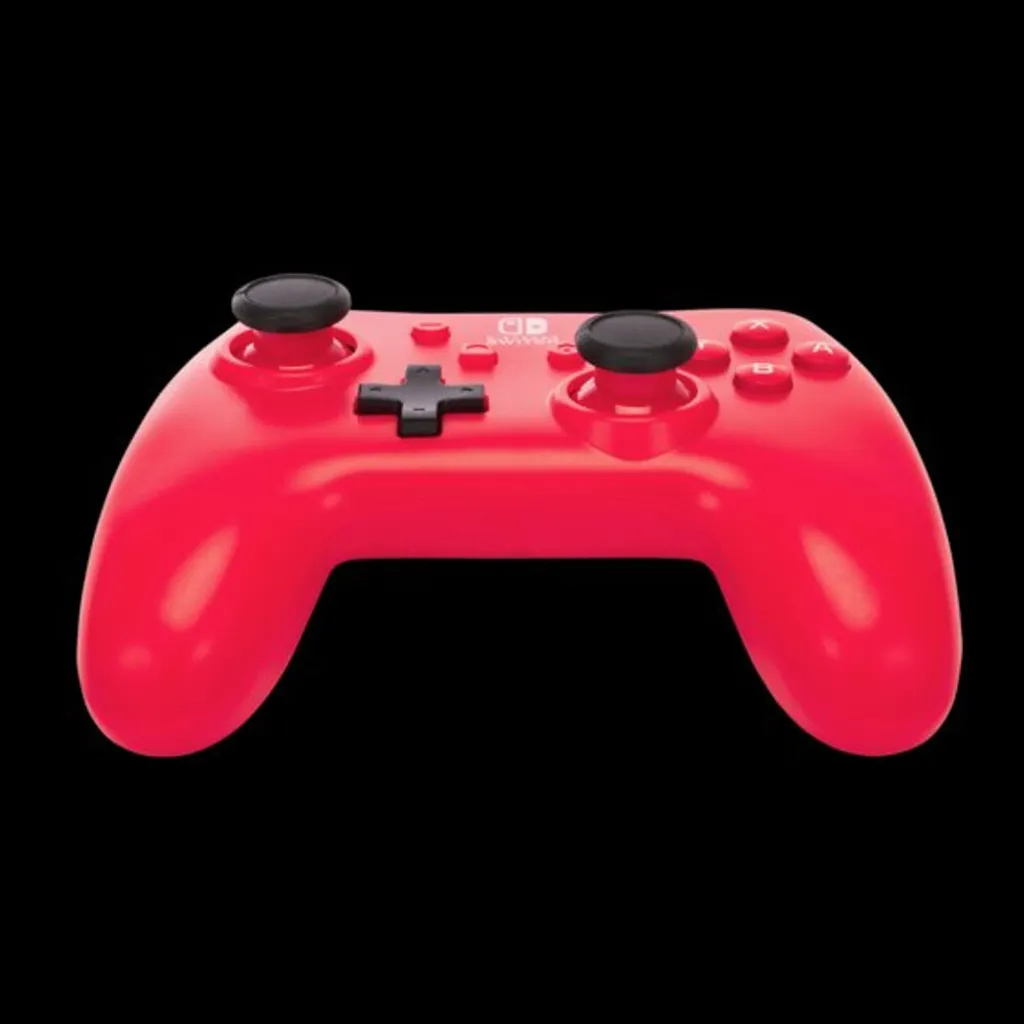 Manette Filaire PowerA Switch Raspberry Red - Accessoire Gaming Ergonomique - 12