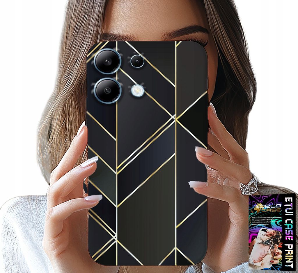 Gehäuse Für Xiaomi Note 13 4G - Goldrahmen, Elegantes Design + Glas