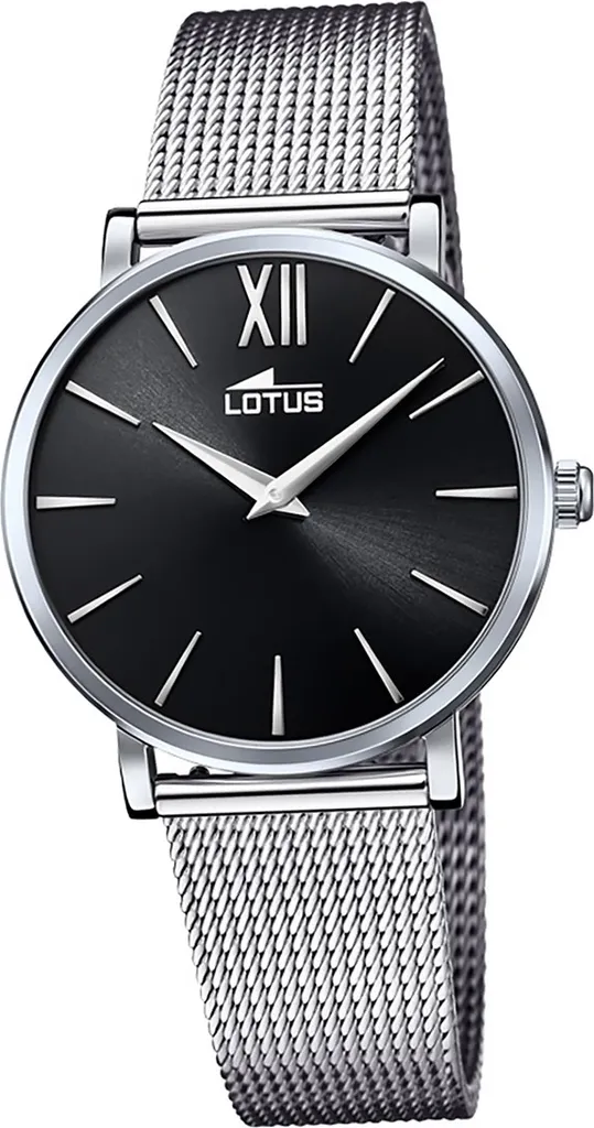 Montre Femme Lotus Argent en Acier Inoxydable Anti-Ternissement Chic