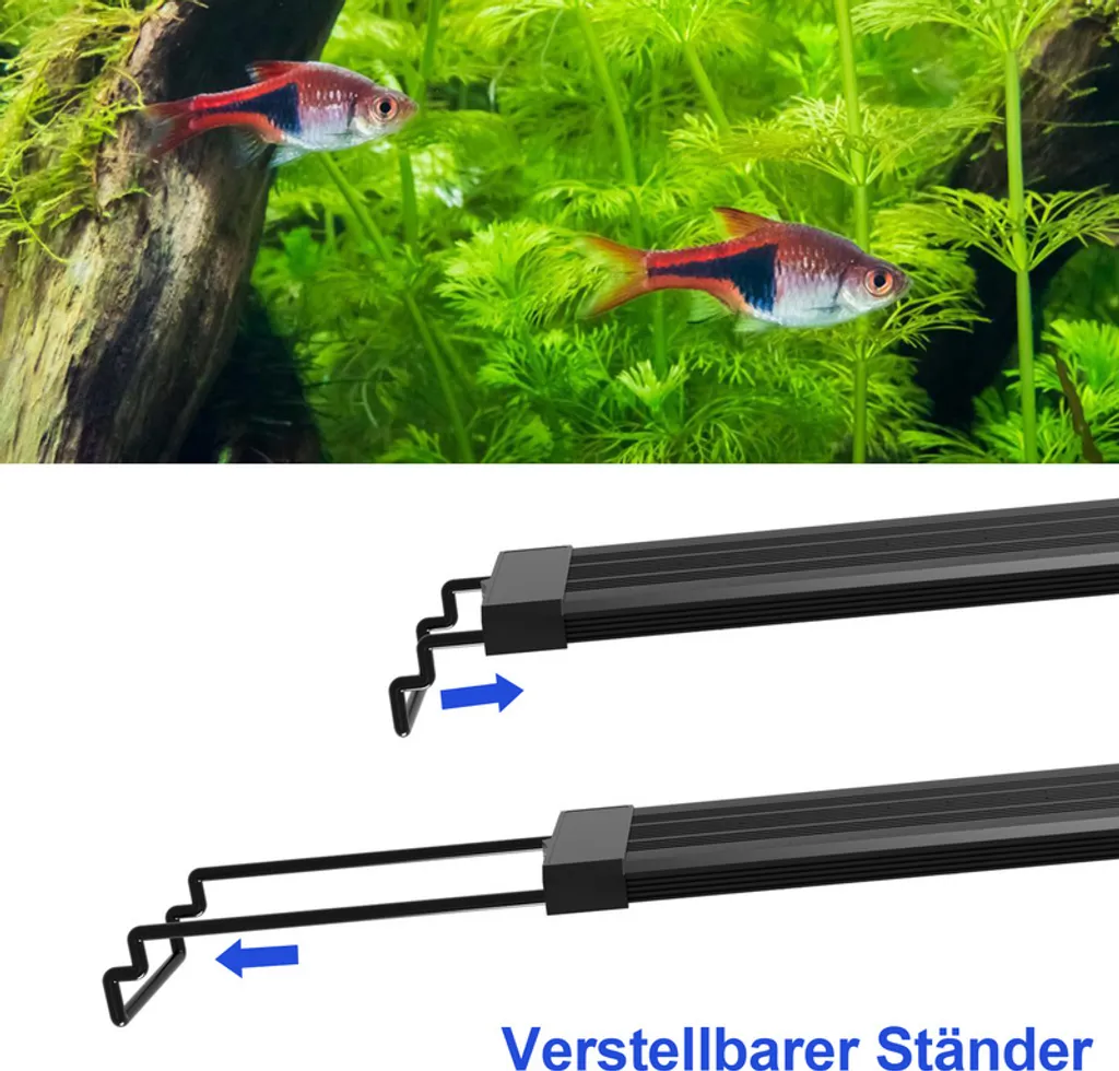 Éclairage Aquarium LED Flexible 120-150cm Solution RGB pour Grand Bac - 7