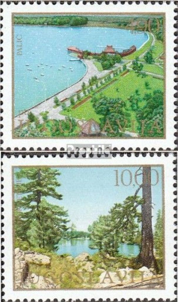 Briefmarken Jugoslawien 1979 Mi 1800-1801 (kompl.Ausg.) postfrisch Naturschutz