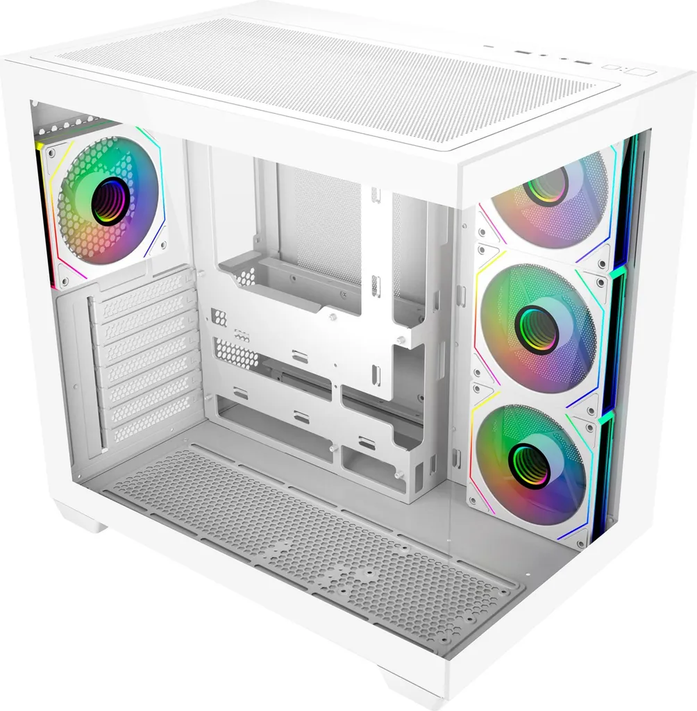 Cooler Master Elite 681 Bianco: Case Gaming 10 Ventole e ARGB - 2