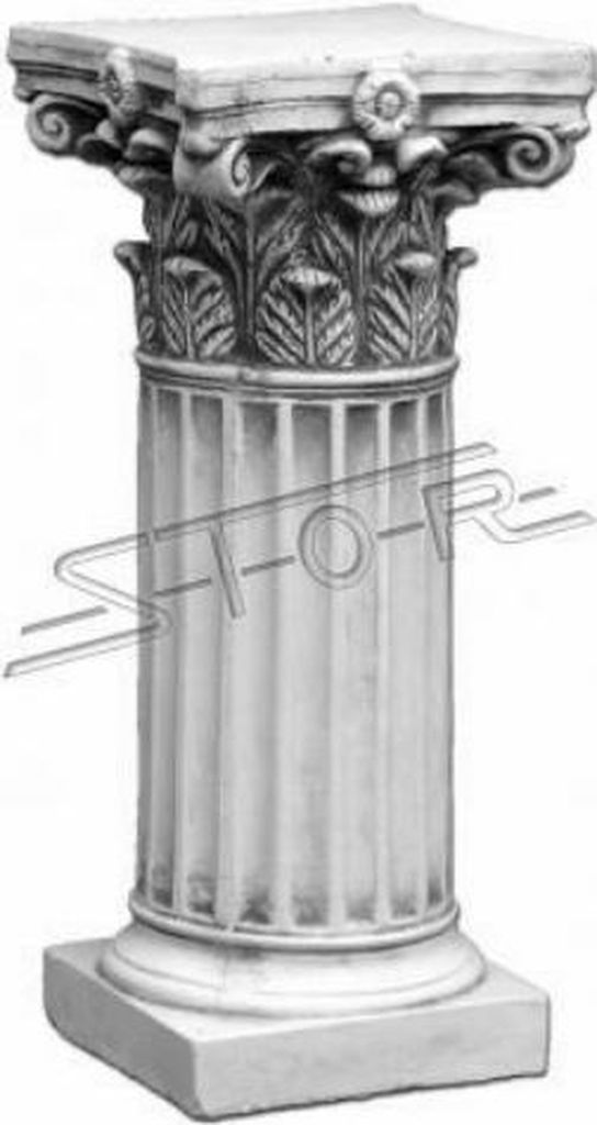 Dekoration Säule Säulen Stein Antik Stil Römische Ständer Blumenständer S109005