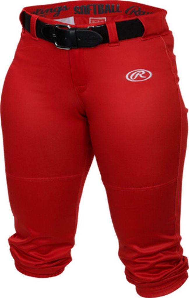Rawlings WLNCH Women Belted Pant S Scarlet Baseball/Softball Artikel