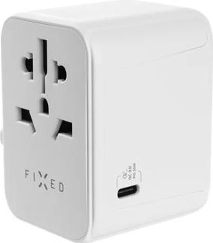 Chargeur de Voyage 30W FIXED Voyager avec USB-C Power Delivery Blanc