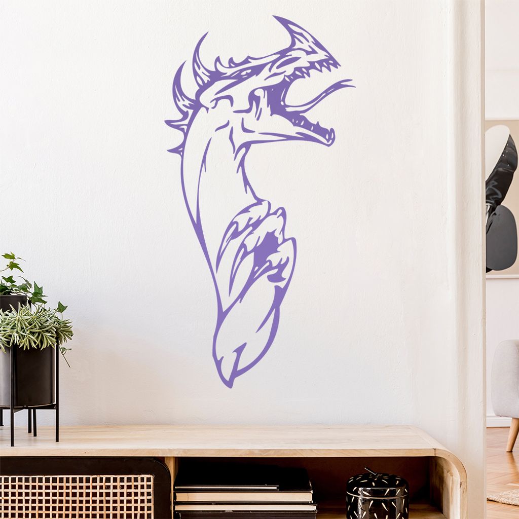 Drachen Klaue Wandtattoo in 6 Größen - Wandaufkleber Wall Sticker - Dekoration, Küche, Wohnzimmer, Schlafzimmer, Badezimmer