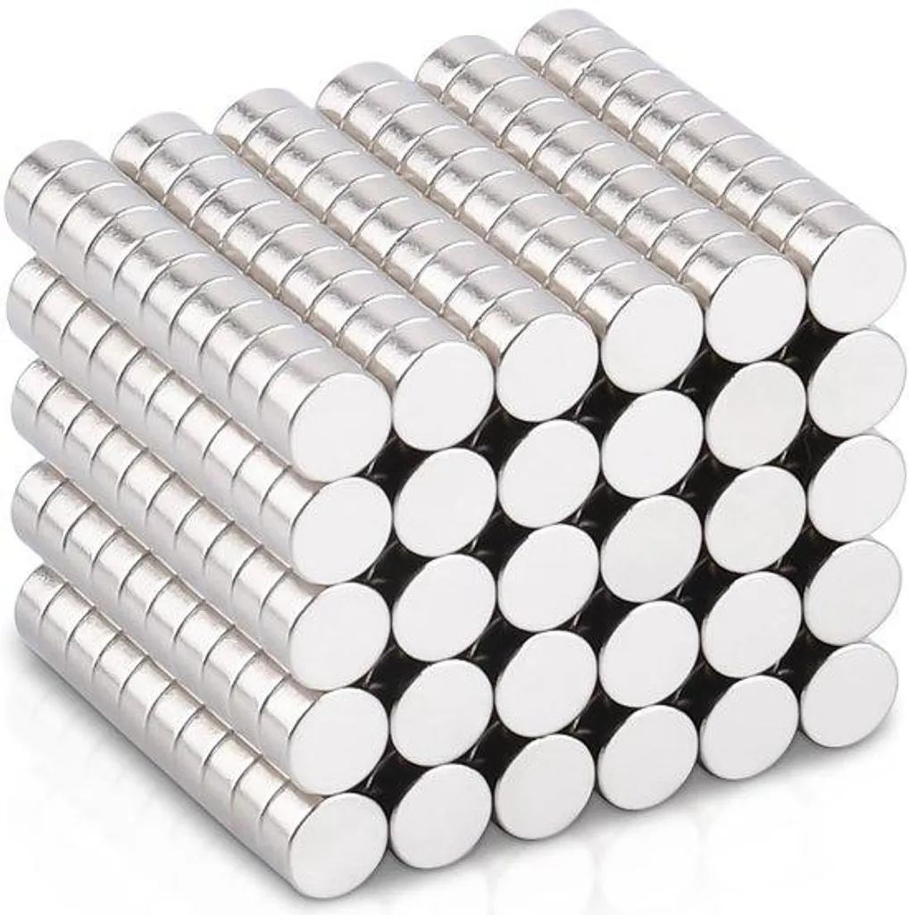 Aimants en Néodyme Puissants 4x2 mm - Lot de 300 Petits Aimants Ronds