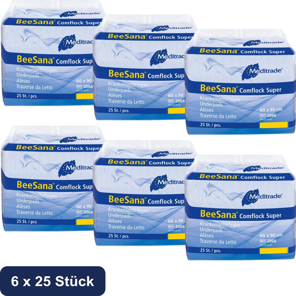 Meditrade- BeeSana® Comflock Super - Bettunterlagen 60x90cm Produktbild 