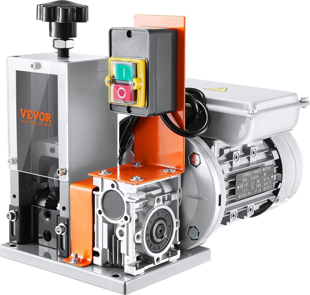 Kabelabisoliermaschine Elektrisch φ1,5-30mm Kabelschälmaschine 180W Abisoliermaschine 18m pro Minute Geschwindigkeit Abisolierzange 65-Mn-Federst...