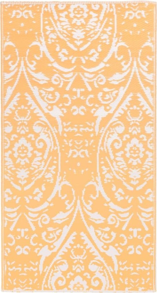 vidaXL Outdoor-Teppich ARAKIL Orangefarben und Blau 120x180 cm PP