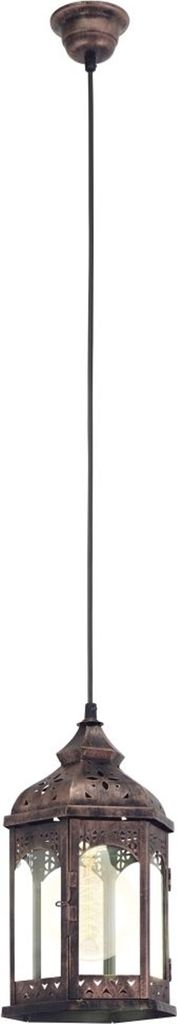 EGLO Redford 1, Flexible Halterung, Kupfer, Transparent, Kupfer, Transparent, Glas, Stahl, Glas, Drinnen
