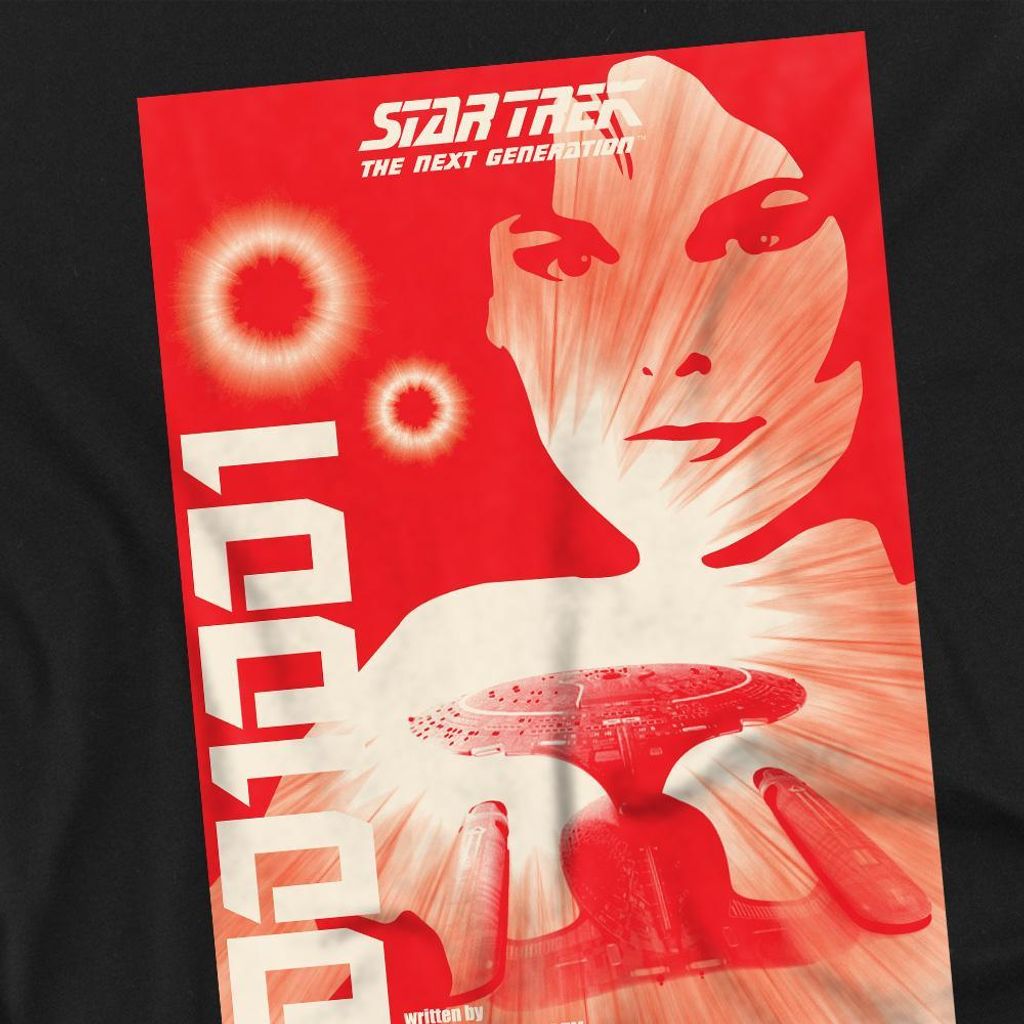 Star Trek - "The Next Generation Season 1 Episode 15" T-Shirt für Herren/Damen Uni TV9815 (XL) (Schwarz)