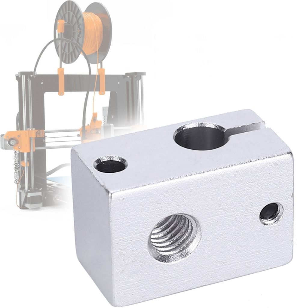 5PCs 3D-Drucker Teile Metall-Heizblock Industrielle Lieferungen Standard-Drucker-Zubehör