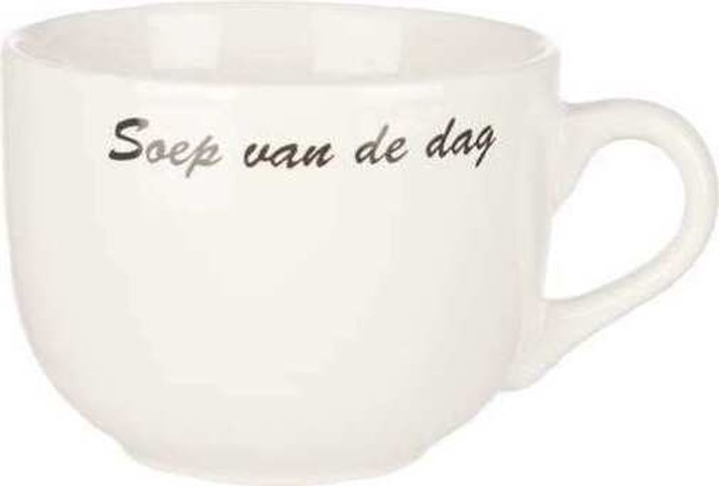 Cosy & Trendy Suppenschale Suppe des Tages Weiß ø 11 cm / 500 ml