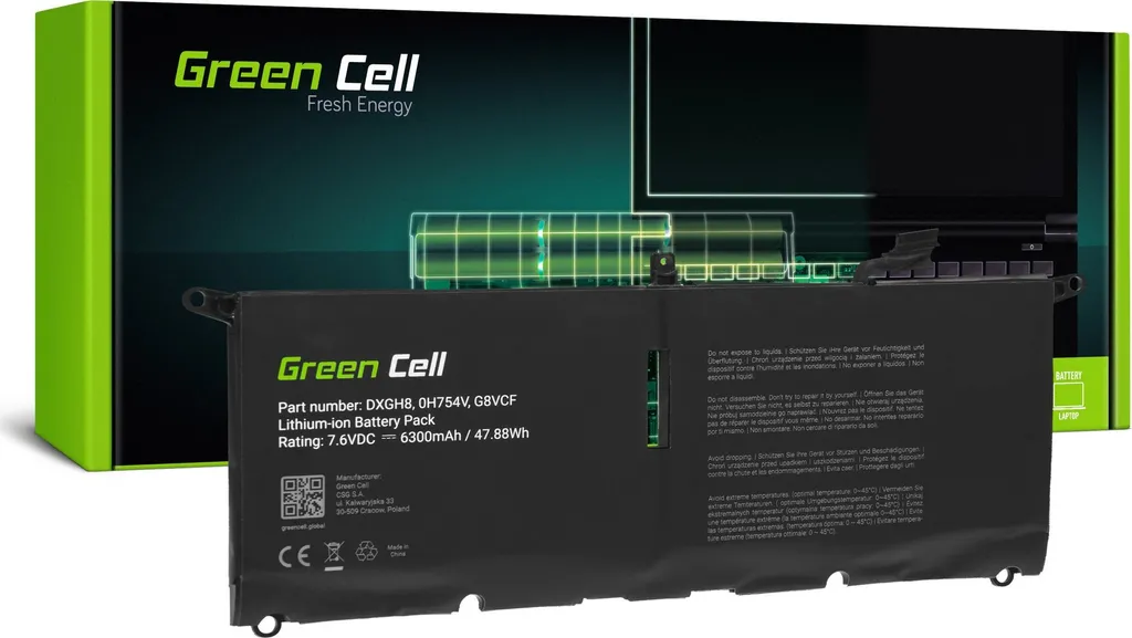 Batterie de Secours pour Dell XPS 13 9380 et Inspiron 7390 Autonomie PC