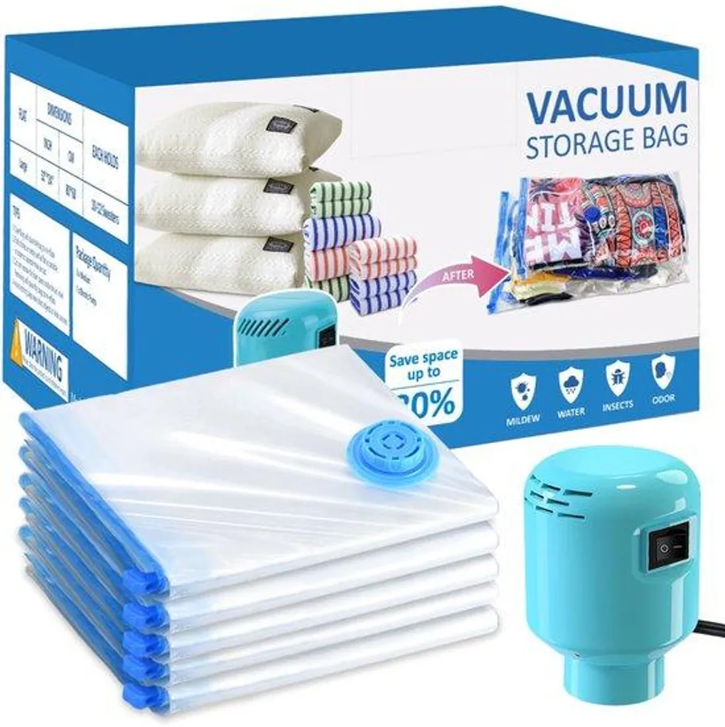 Sac sous Vide pour Valise de Voyage : Optimisez votre Bagage en 12pcs