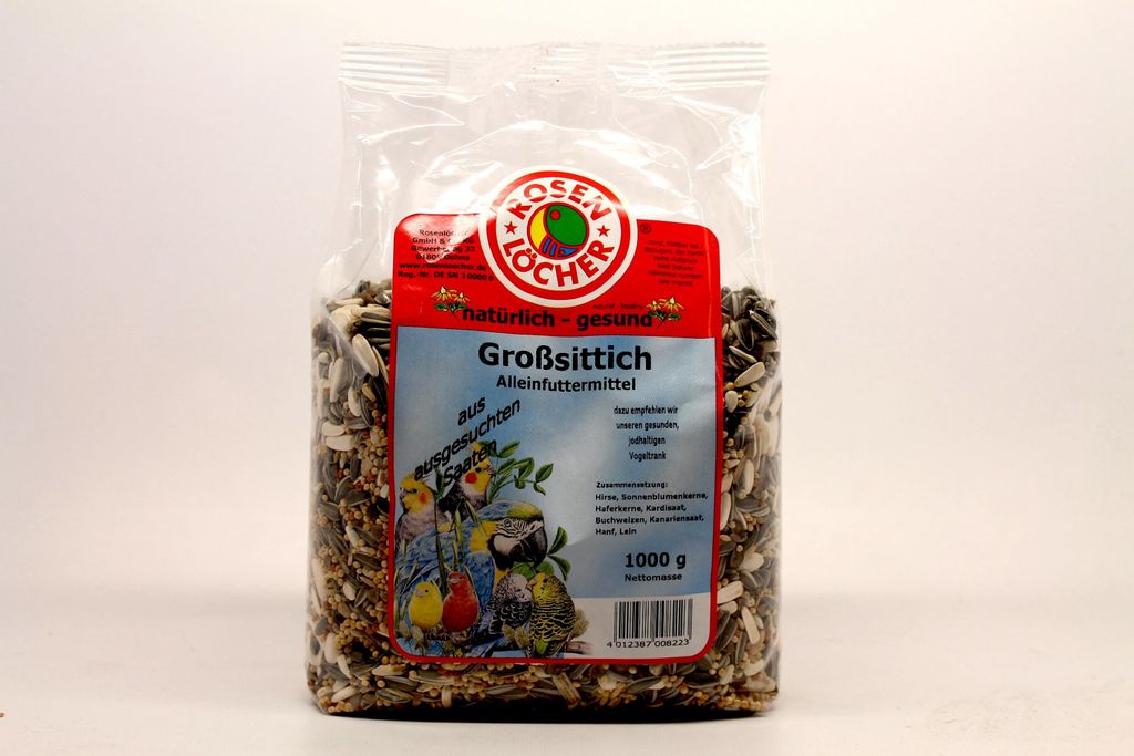 Rosenlöcher Großsittichfutter Alleinfuttermittel
