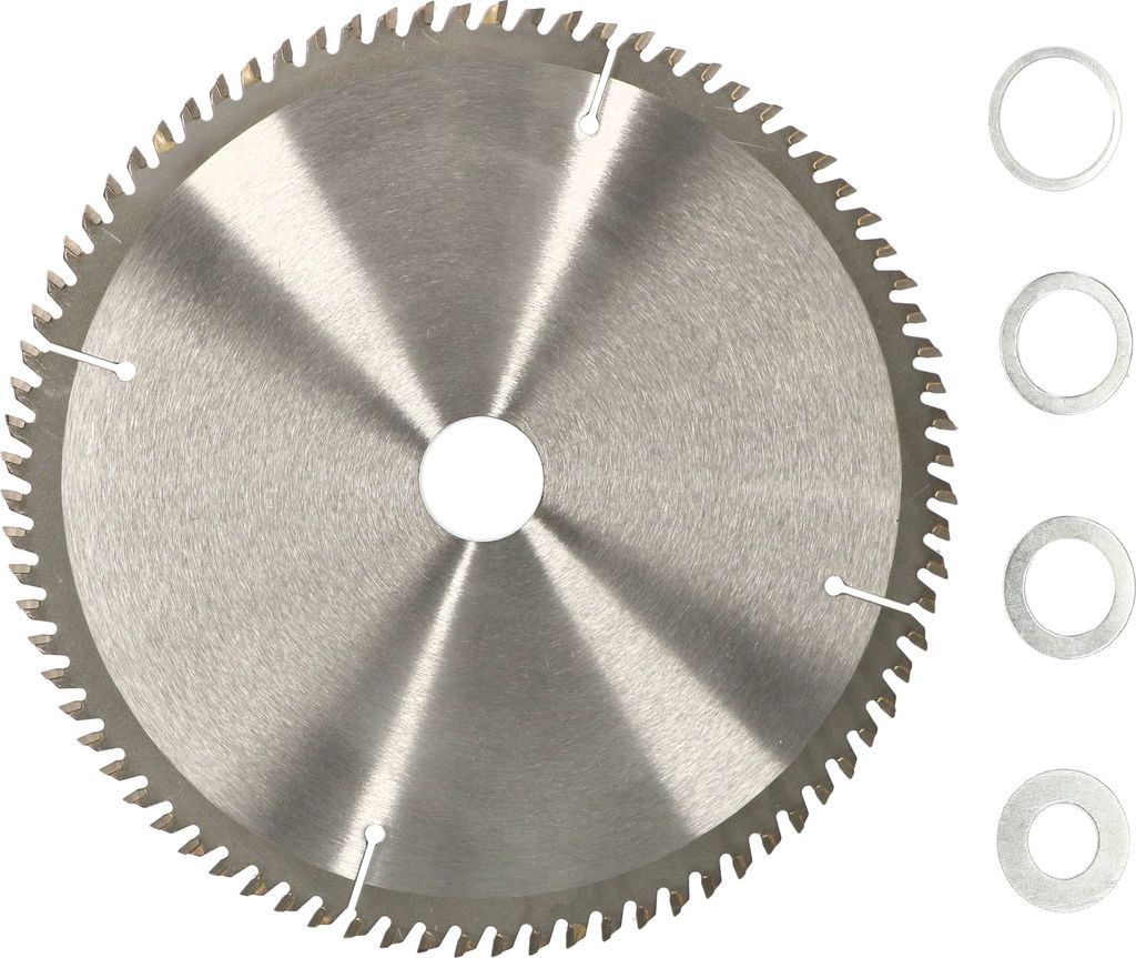 KOTARBAU Hartmetall Sägeblatt für Holzschnitt 80 Zähne 250 mm + Reduzierringe
