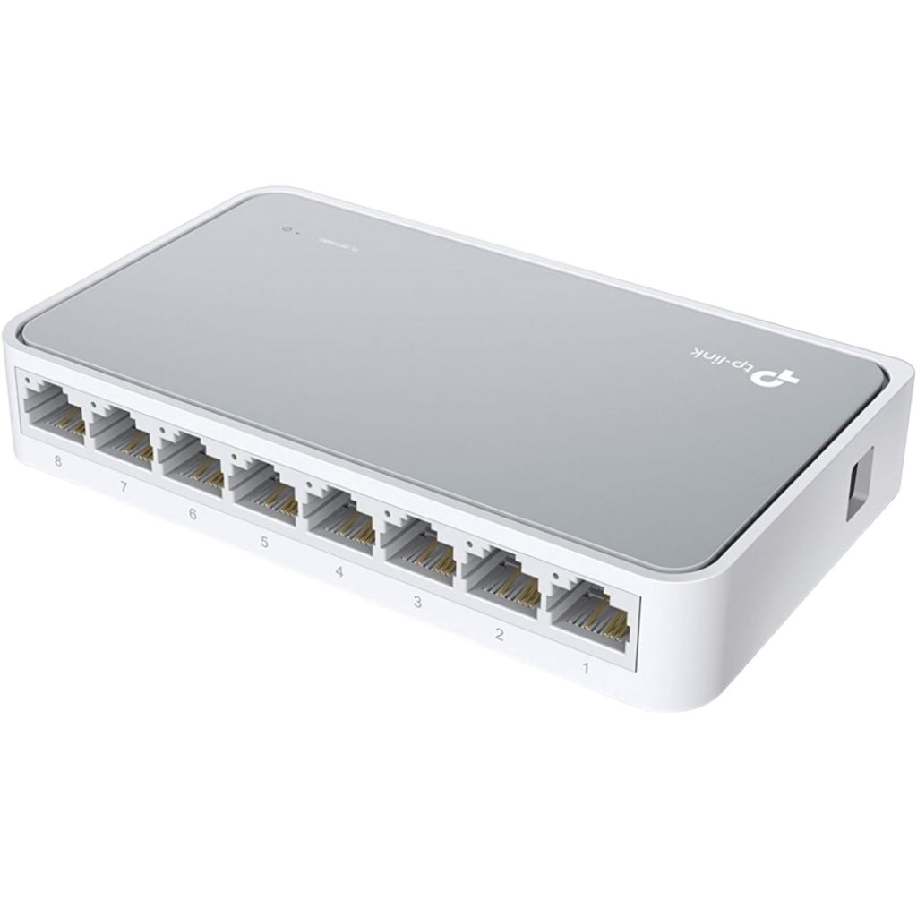 TP-Link TL-SF1008D - Netzwerkswitch - weiß