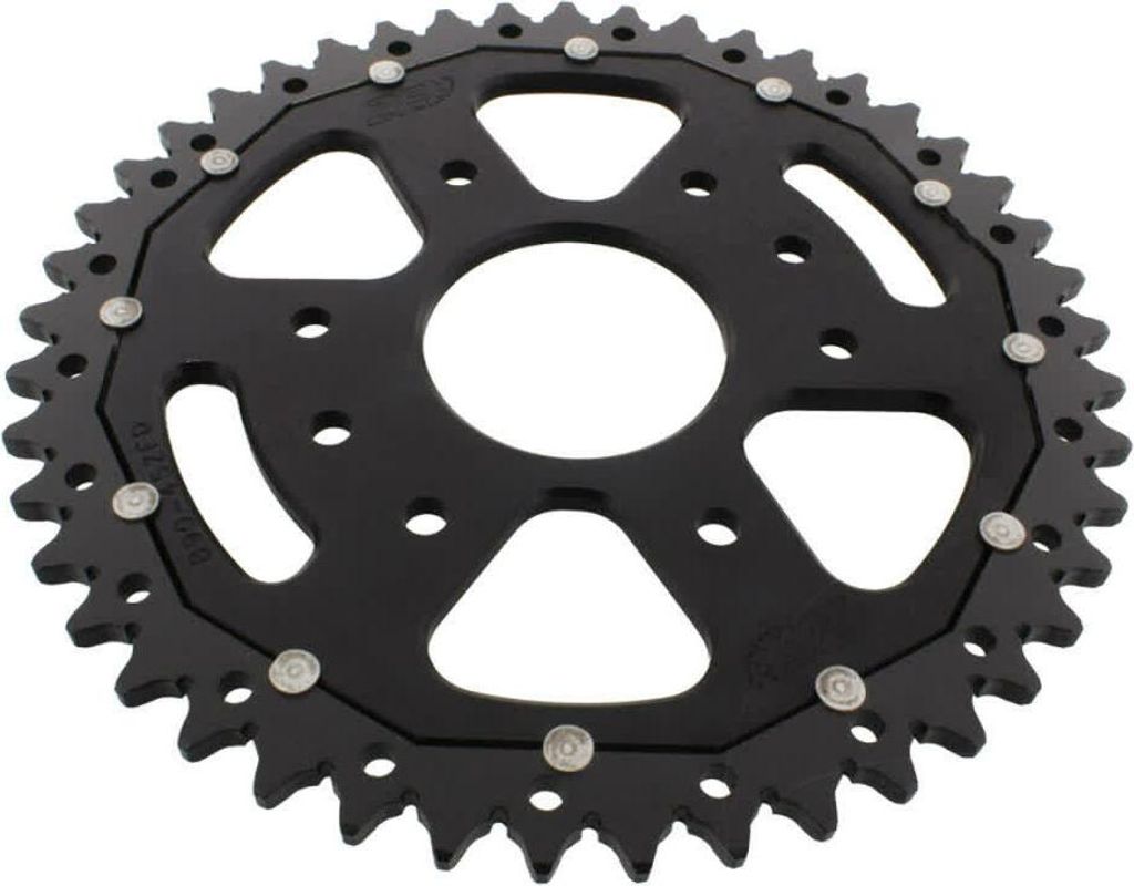 ZF Krone 45 Zähne Teilung 520 Schwarz Dual ZFD-890-45-BLK