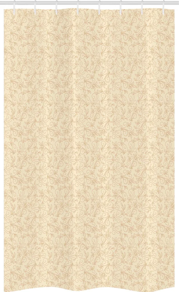 Tenda Doccia ABAKUHAUS 120x180: Poliestere Idrorepellente Beige