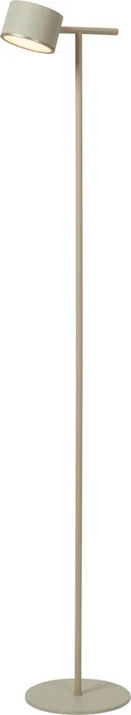 Lampadaire de Salon Minimaliste Gris Lucide GIAN, Éclairage LED Chaud