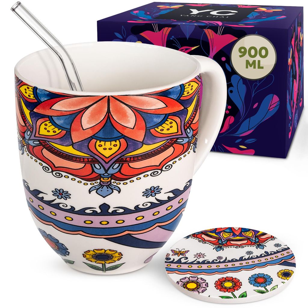Kubek Jumbo 900ml - kubek XXL z podstawką - duży kubek do Zdjęcie produktu 