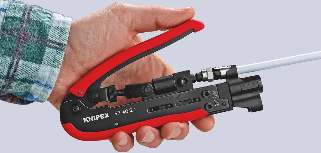 KNIPEX 97 33 02 Outil de compression multibloc pour embouts de câbles - 6