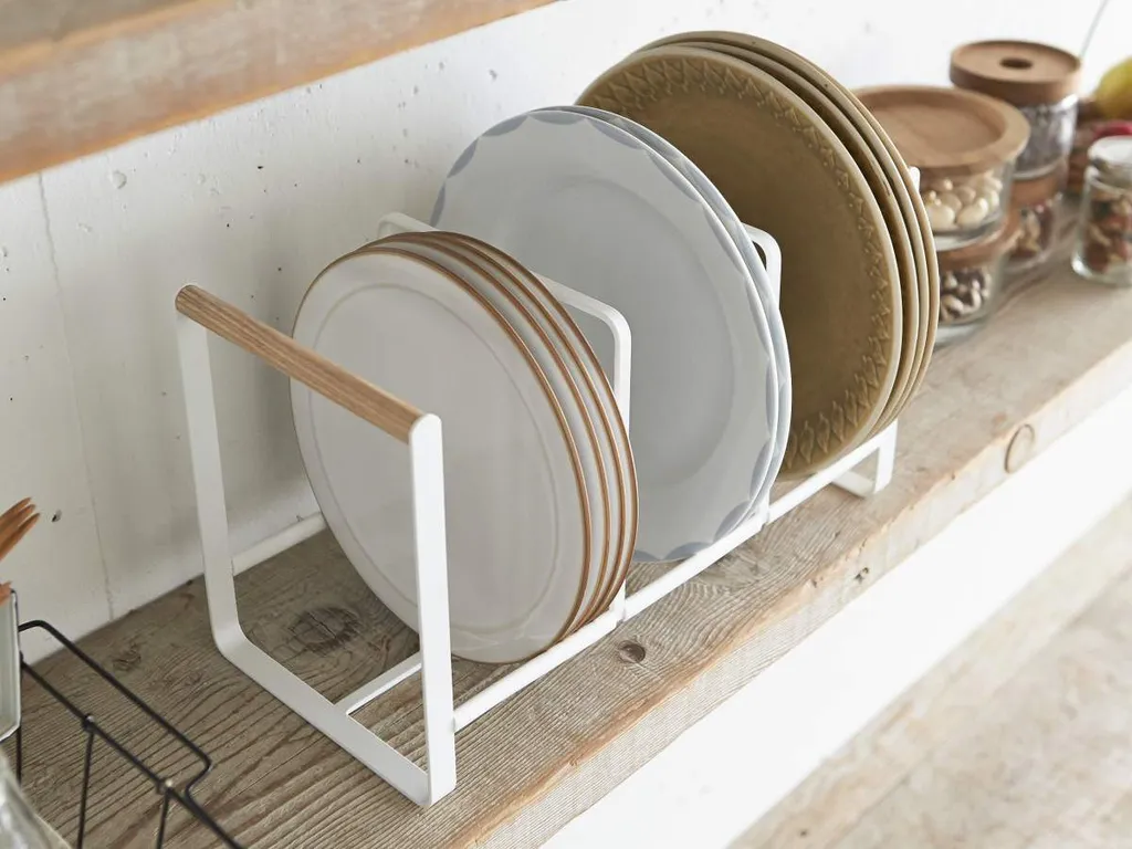Portaposate Grande in Bambù per Famiglie - Organizer Cassetto Multiuso - 2