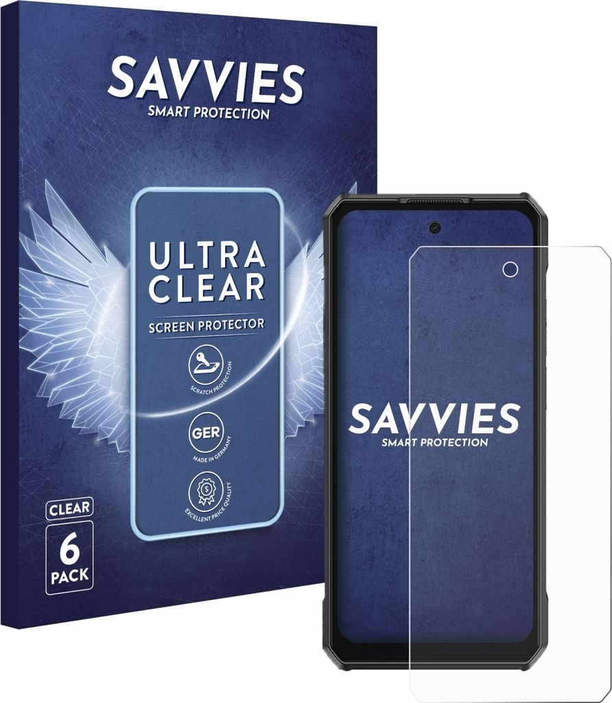 6x Für Ulefone Armor 30 Pro Schutzfolie Savvies Displayschutz Display Schutz Folie Klar Transparent