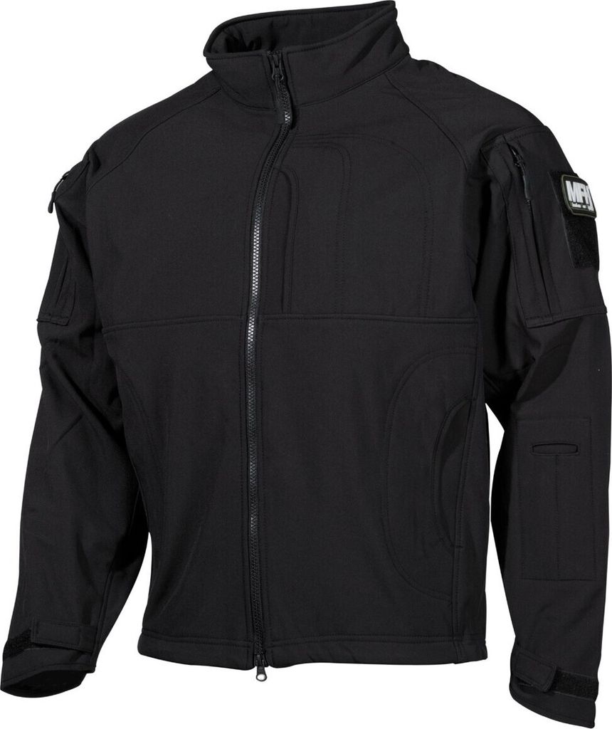 MFH Professional Soft Shell Jacke, "Liberty", schwarz