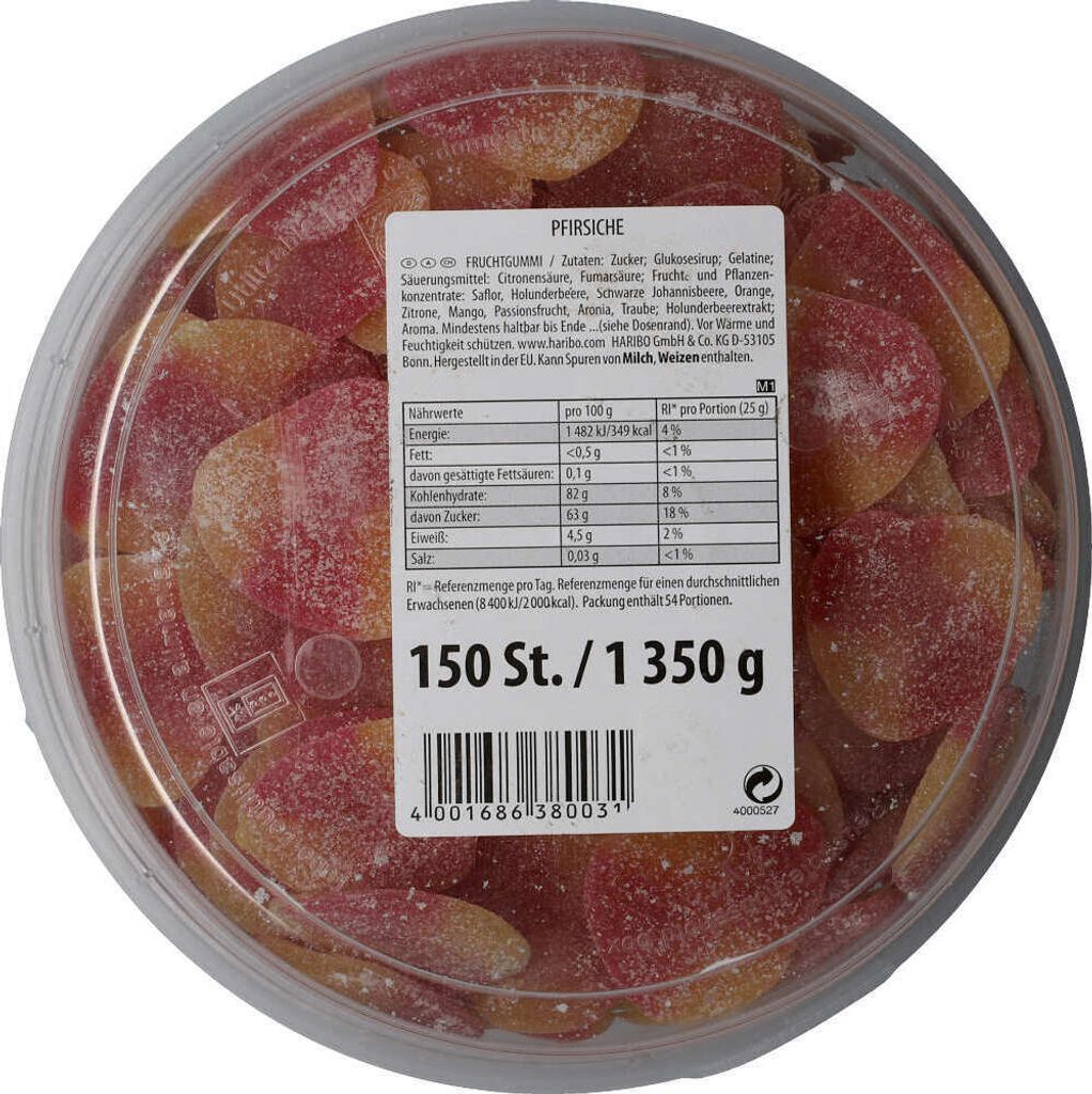 HARIBO PFIRSICHE Fruchtgummi 150 St. Produktbild 12